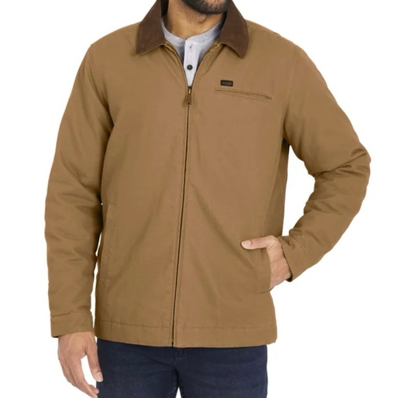 Wrangler men’s workwear brown jacket - Picture 1 of 5